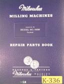 Kearney & Trecker-Milwaukee-Kearney & Trecker 5H, Milling Machine, Bulletin 743, Parts Manual-5H-01